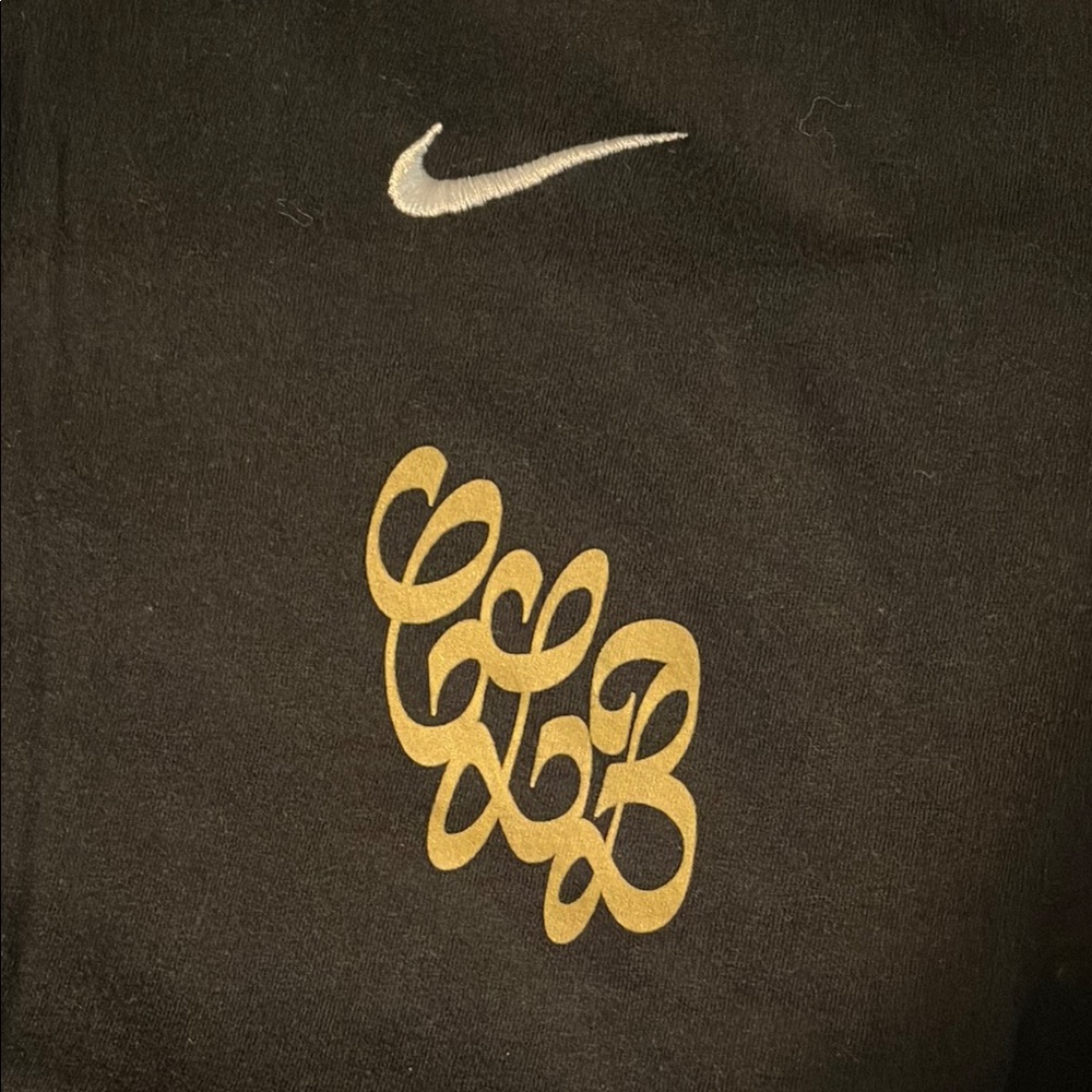 Nike Black Sweatshirt with Gold CLB Design